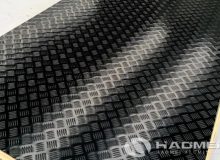 black aluminum checker plate