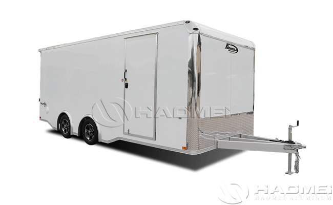 white aluminum for trailer side panels