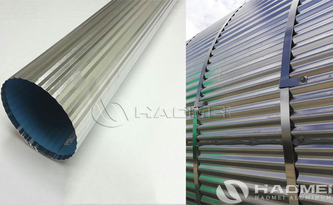 corrugated aluminum jacketing