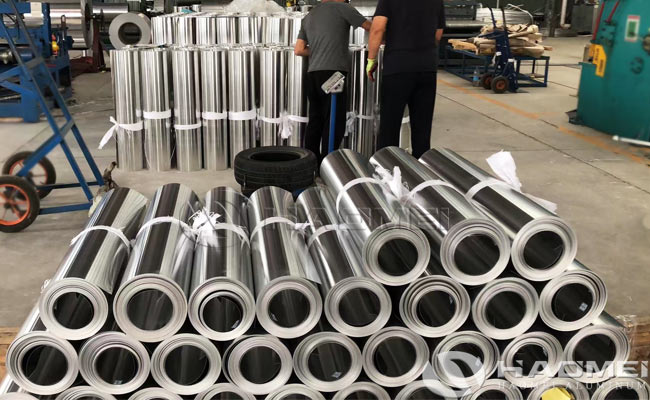 aluminum sheet for pipe cladding