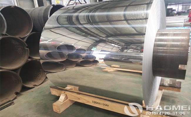 mirror polished aluminum coil