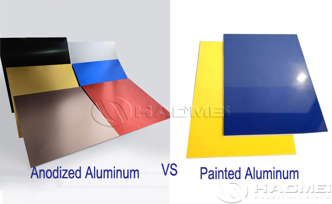 anodized aluminum vs painted aluminum